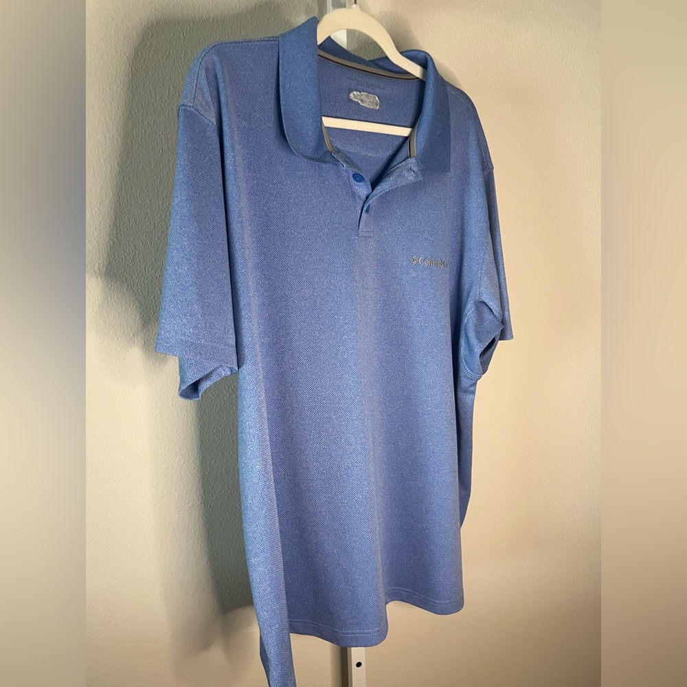 Columbia Men's Blue Polo Shirt